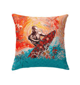 Beach Bliss Indoor Pillow Surfing Joy for Your Home - Beyond T-shirts